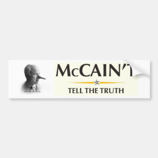 McCain'tは真実を言います バンパーステッカー