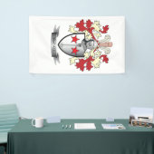 McCallの家紋の紋章付き外衣 横断幕 (トレードショー)