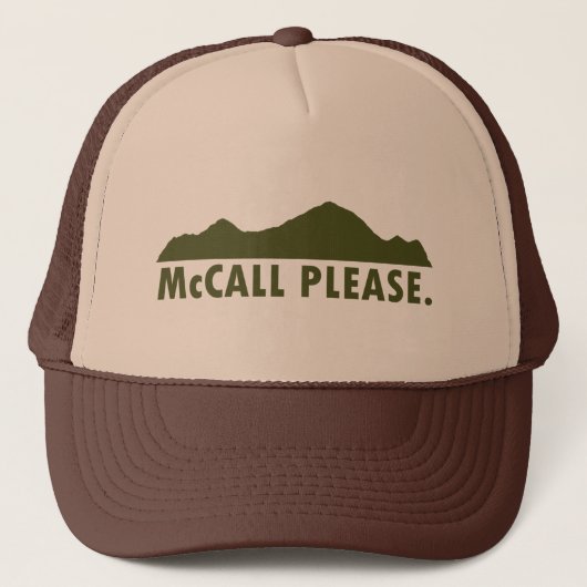 McCall Idahoお願い キャップ (正面)