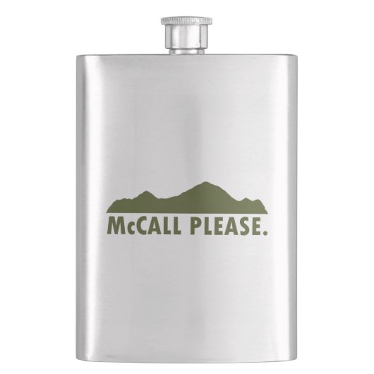 McCall Idahoお願い フラスク (正面)