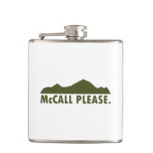 McCall Idahoお願い フラスク (正面)