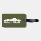 McCall Idahoお願い ラゲッジタグ (裏面横)