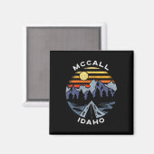 Mccall Idaho Mountains Vacation Camping Souvenir マグネット (正面/裏面)