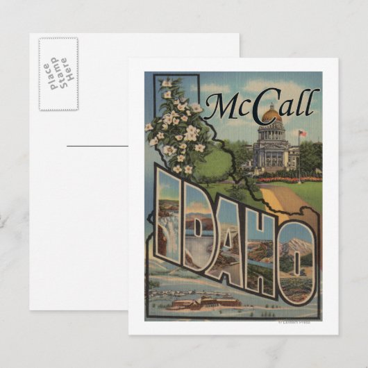 McCall, IdahoLarge Letter ScenesMcCall, ID ポストカード (正面/裏面)