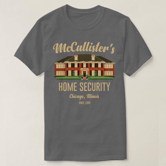 McCallistersホームセキュリティ Tシャツ (デザイン正面)