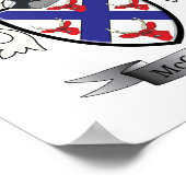 McCallum Family Crest Coat of Arms ポスター (角)