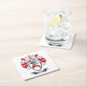 McCarthyの紋章付き外衣 スクエアペーパーコースター (インサイチュ)