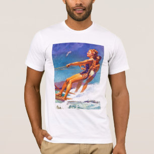 McClellandバークレイ著水スキーヤー Tシャツ