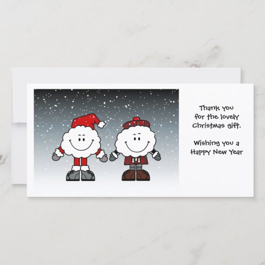 McCloudsは感謝していしています サンキューカード (正面)