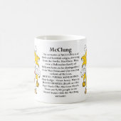 McClung、起源、意味および頂上 コーヒーマグカップ (中央)