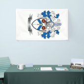 McClureの家紋の紋章付き外衣 横断幕 (トレードショー)