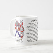 McClure、起源、意味および頂上 コーヒーマグカップ (正面左)