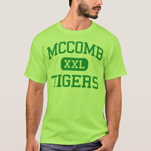 McComb -トラ-高等学校- McCombミシシッピー Tシャツ (正面)