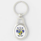 McConnellの家紋の紋章付き外衣 キーホルダー (正面)