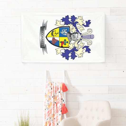 McConnellの家紋の紋章付き外衣 横断幕 (インサイチュ)