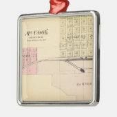 McCook、ネブラスカ メタルオーナメント (左)