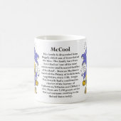 McCool家族の紋章付き外衣 コーヒーマグカップ (中央)