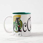 McCormickのケルト族のドラゴンのマグ ツートーンマグカップ (左)