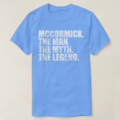 MccormickMccormickファミリ名Mccormick姓 Tシャツ (デザイン正面)