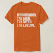 MccormickMccormickファミリ名Mccormick姓 Tシャツ (デザイン正面)