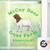 McCoy Boer Goat Farm ウィンドウサイン (ホーム)