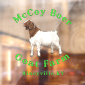 McCoy Boer Goat Farm ウィンドウサイン (シート2)