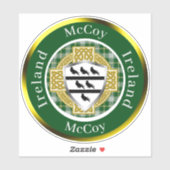 McCoy Shield & Celtic Cross Personalized シール (シート)