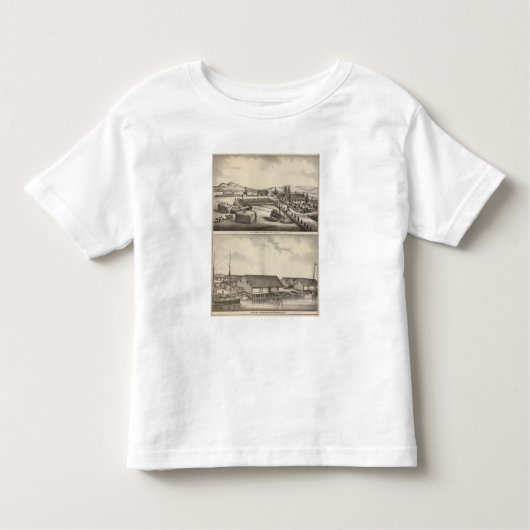 McCreary resのNewtownの着陸 トドラーTシャツ (正面)