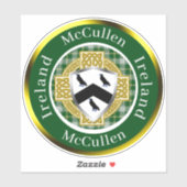 McCullen Shield & Celtic Cross Personalized シール (シート)