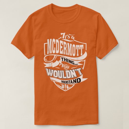 MCDERMOTTの贈り物 Tシャツ (デザイン正面)