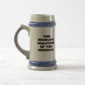 MCDlogoの飲むことのMichianaの連合… ビールジョッキ (左)