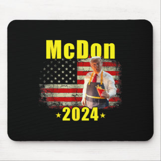 Mcdon 2024 Funny Donald Trump French Fry Cooking F マウスパッド