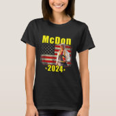 Mcdon 2024 Funny Donald Trump French Fry Cooking F Tシャツ (正面)