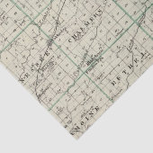 McDonough郡、Rushvilleの地図 薄葉紙 (詳細)