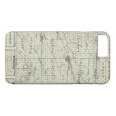 McDonough郡、Rushvilleの地図 Case-Mate iPhoneケース (裏面(横))