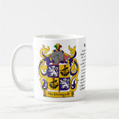 McDougall、起源、意味および頂上 コーヒーマグカップ (左)