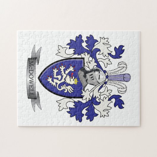 McDowellの家紋の紋章付き外衣 ジグソーパズル (横)