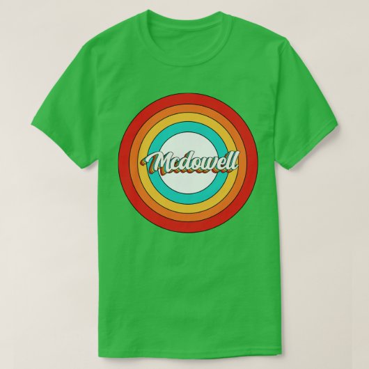 Mcdowell Name ShirtヴィンテージMcdowell Circle Tシャツ (デザイン正面)