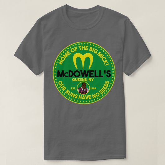 McDowellx27sロゴ Tシャツ (デザイン正面)