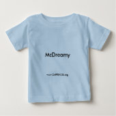 McDreamy、www.CAPPSKIDS.org ベビーTシャツ (正面)