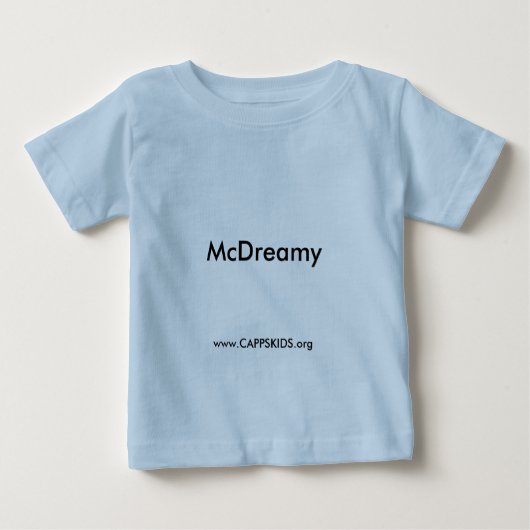 McDreamy、www.CAPPSKIDS.org ベビーTシャツ (正面)