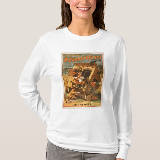 McFaddenの平たい箱の演劇ポスター Tシャツ (正面)