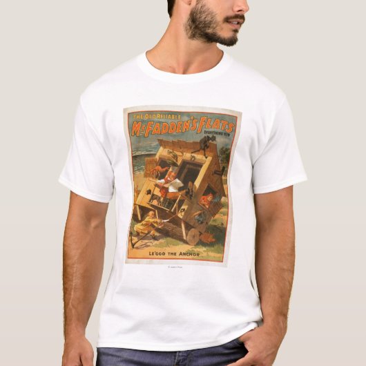 McFaddenの平たい箱の演劇ポスター Tシャツ (正面)