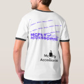 McFlyアクセサリ（ロゴ付きストリップTシャツ付き） Tシャツ (裏面)