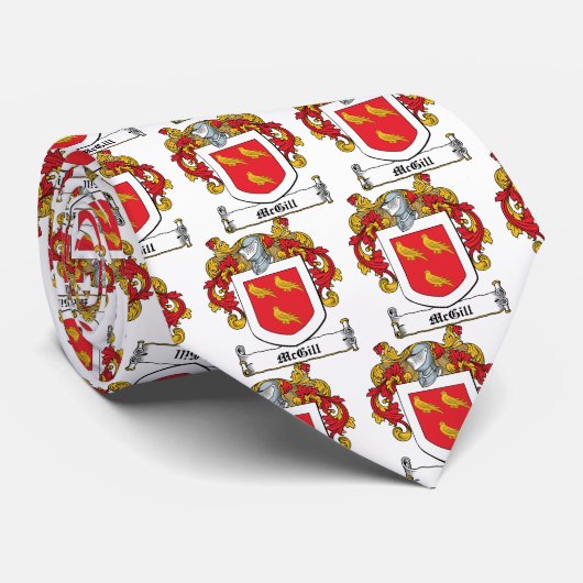 McGillの家紋 ネクタイ (ロール)
