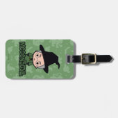 McGonagall教授のマンガのキャラクタの芸術 ラゲッジタグ (正面横)