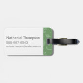 McGonagall教授のマンガのキャラクタの芸術 ラゲッジタグ (裏面横)