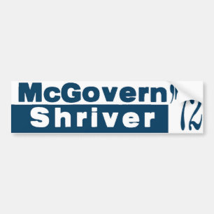 McGovern Shriver 1972年 バンパーステッカー