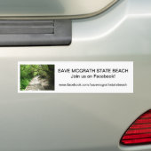 McGrathのSBのバンパーステッカー4を救って下さい バンパーステッカー (車上)