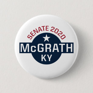 McGrath 2020年-ケンタッキーの上院における選挙戦ボタン 缶バッジ